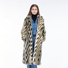 Fauxfur coat Acrylic poly Herringbone